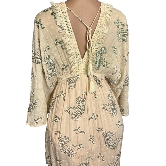 Zury Boho Paisley Metallic Dress - Picture 11 of 11
